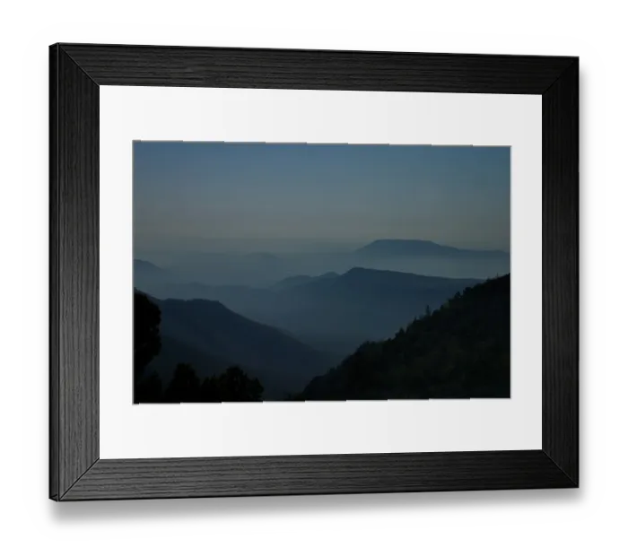 Framed Print : View of Blue Mountains Framed Print : View of Blue Mountains