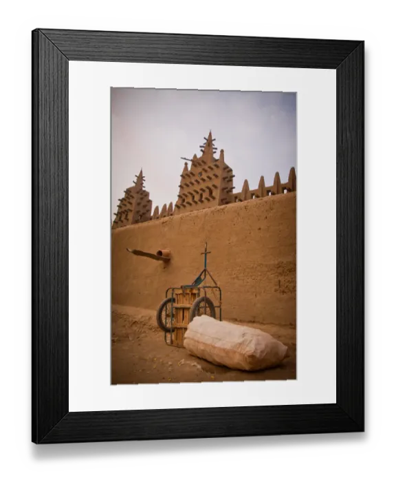 Framed Print : The great mud mosque of DjennAš, Mali Framed Print : The great mud mosque of DjennAš, Mali