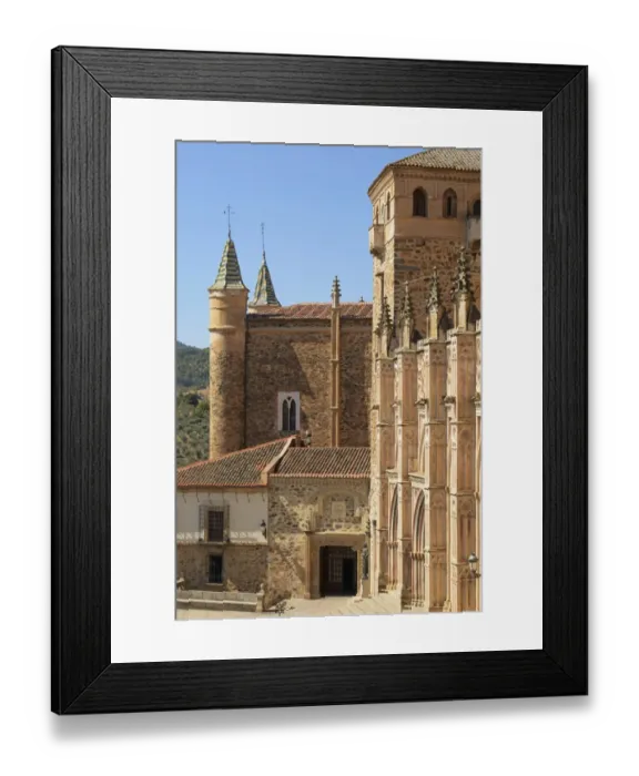 Framed Print : Royal Monastery Of Santa Maria De Guadalupe Framed Print : Royal Monastery Of Santa Maria De Guadalupe