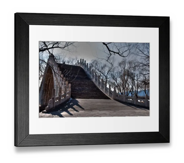Framed Print : Jade Belt Bridge of Summer Palace Beijing China Framed Print : Jade Belt Bridge of Summer Palace Beijing China