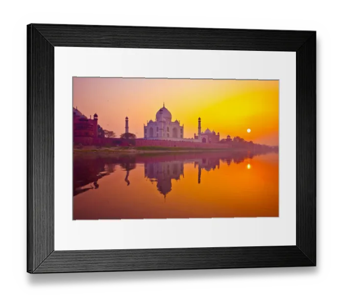 Framed Print : Taj Mahal at Sunset Framed Print : Taj Mahal at Sunset