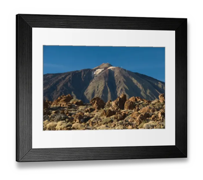 Framed Print : Pico del Teide, desde las CaAnadas Framed Print : Pico del Teide, desde las CaAnadas