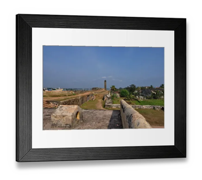 Framed Print : wall in galle city Framed Print : wall in galle city