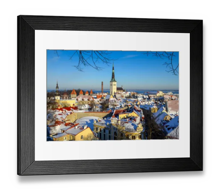 Framed Print : Winter in Tallinn Framed Print : Winter in Tallinn