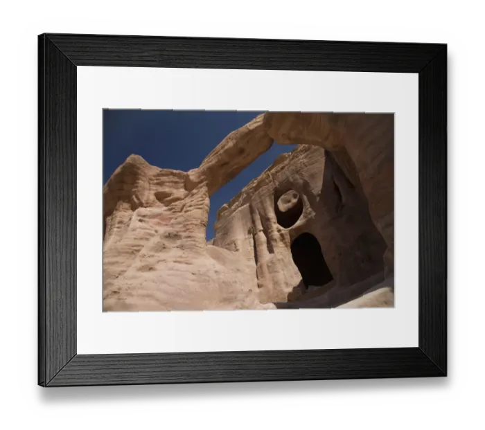 Framed Print : Ruins Of The Nabatean City Framed Print : Ruins Of The Nabatean City