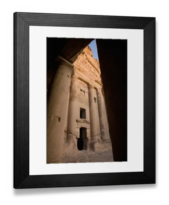 Framed Print : Ruins Of The Nabatean City Framed Print : Ruins Of The Nabatean City