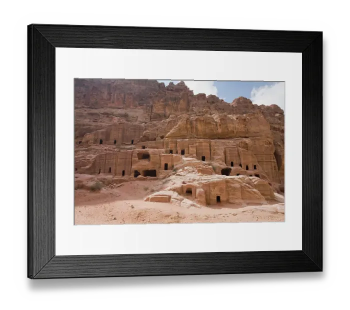 Framed Print : Ruins Of The Nabatean City Framed Print : Ruins Of The Nabatean City