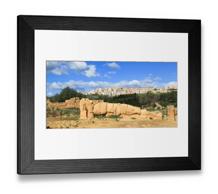 Framed Print : Atlas in the Valley of Temples Agrigento Framed Print : Atlas in the Valley of Temples Agrigento