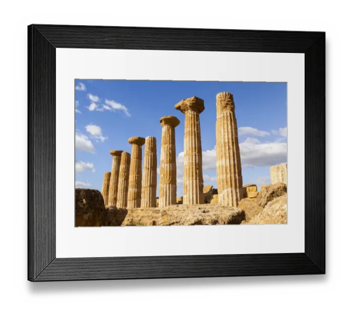 Framed Print : Temple of Heracles, Sicily