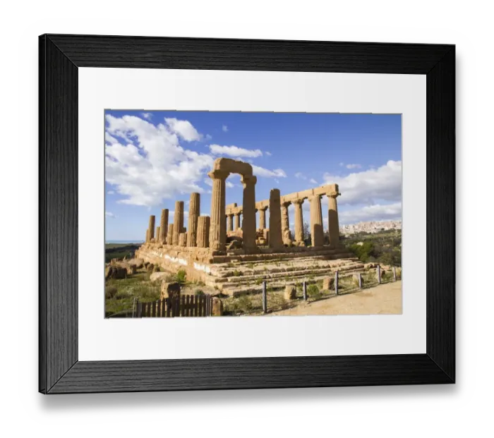 Framed Print : Giunone Temple in Sicily Framed Print : Giunone Temple in Sicily