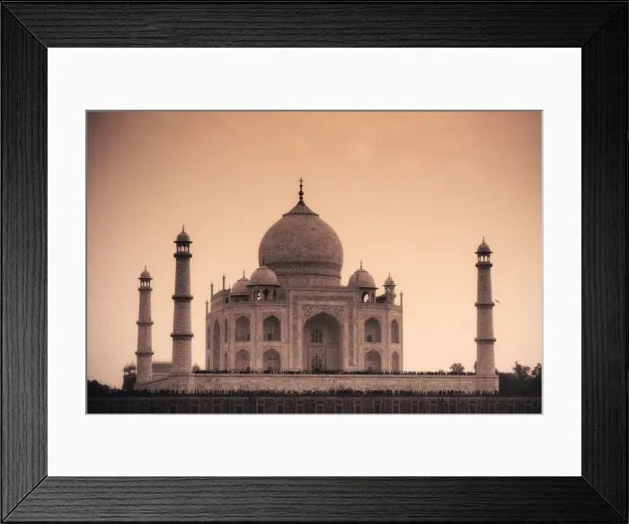 Framed Print : Taj Mahal at sunset Framed Print : Taj Mahal at sunset