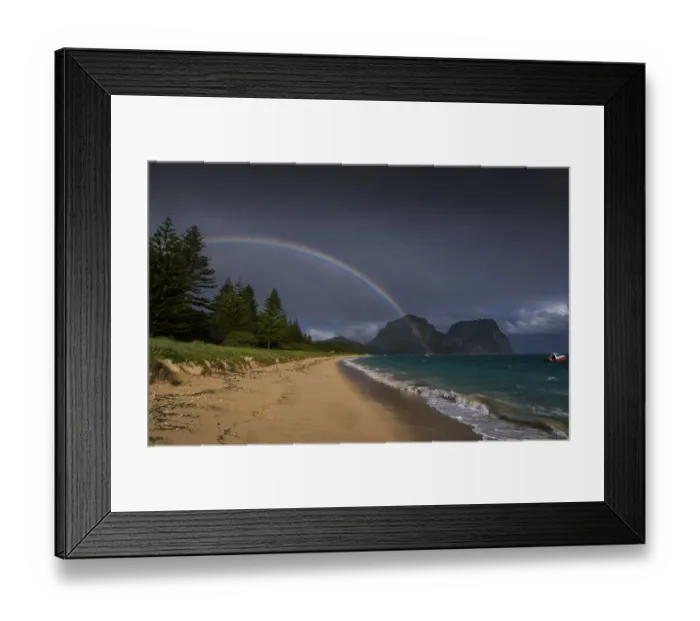 Framed Print : Lord Howe Island, majestic and scenically wonderful, is part of New South Wales, Australia