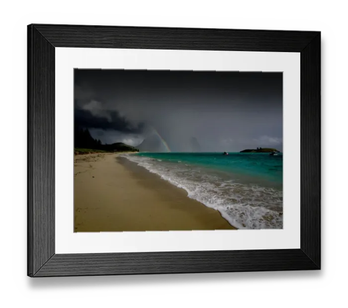 Framed Print : Lord Howe Island, majestic and scenically wonderful, is part of New South Wales, Australia