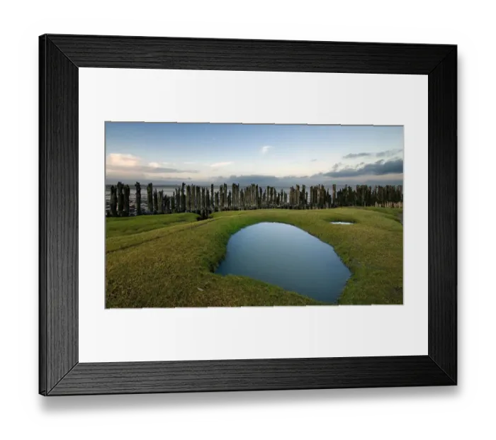 Framed Print : Remnants of human activity in tidal coastal area at Dutch northcoast Framed Print : Remnants of human activity in tidal coastal area at Dutch northcoast