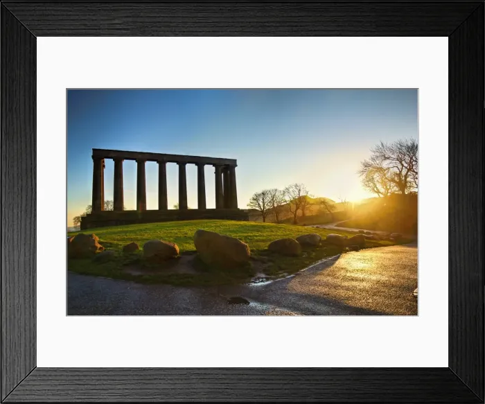 Framed Print : Calton Hill Sunrise Framed Print : Calton Hill Sunrise
