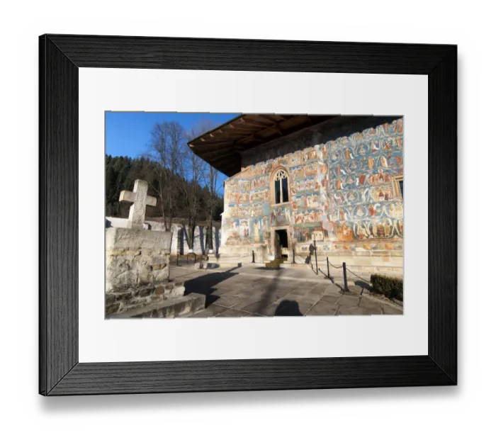 Framed Print : Voronet Monastery, Bucovina Region, Romania Framed Print : Voronet Monastery, Bucovina Region, Romania