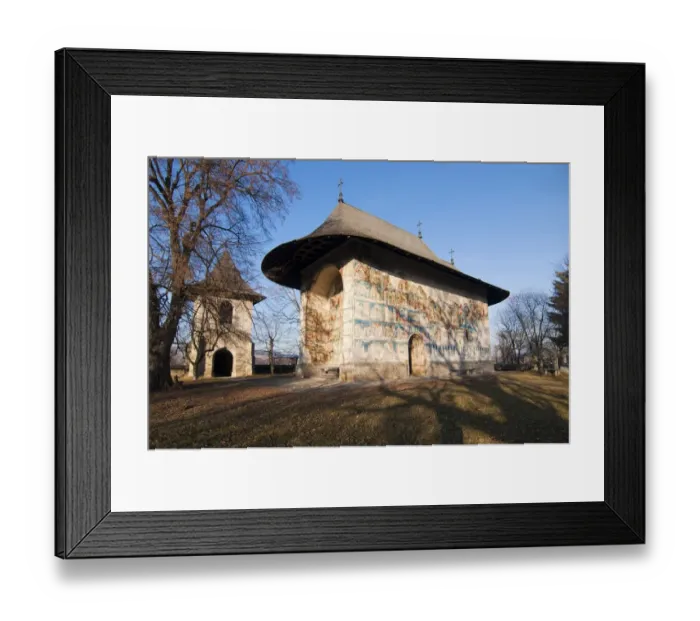 Framed Print : Bukovina painted monasteries Arbore Framed Print : Bukovina painted monasteries Arbore
