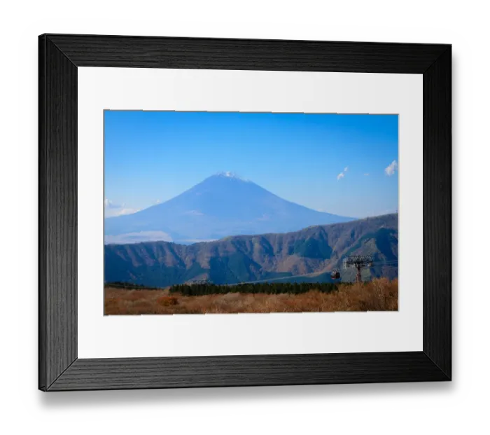 Framed Print : Mt Fuji. View to Mt Fuji from Owakudani, Hakone, Japan Framed Print : Mt Fuji. View to Mt Fuji from Owakudani, Hakone, Japan