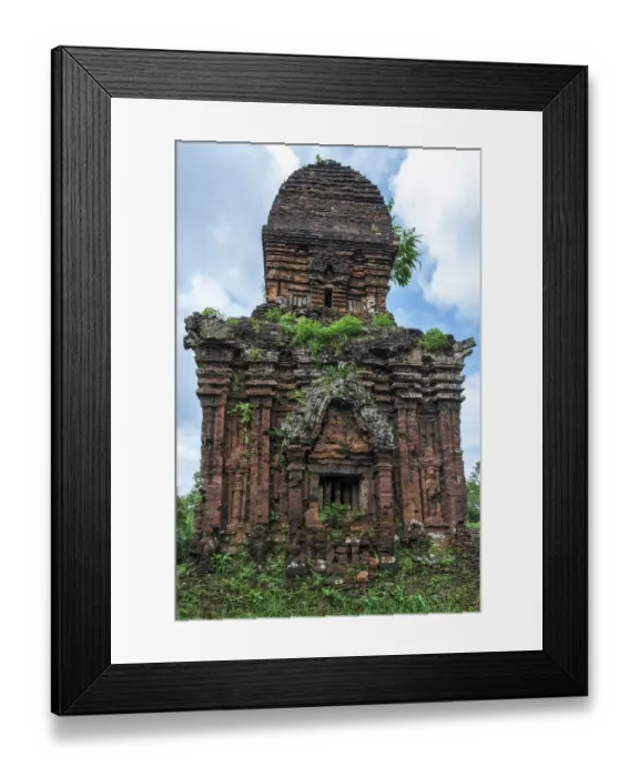 Framed Print : Ancient Champa Ruined Temple at My Son Sanctuary Framed Print : Ancient Champa Ruined Temple at My Son Sanctuary