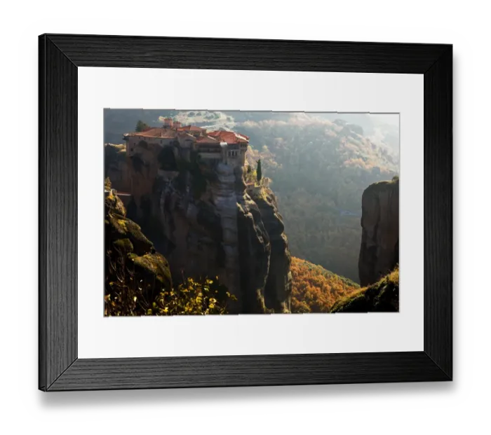 Framed Print : The Holy Monastery of Varlaam, Greece Framed Print : The Holy Monastery of Varlaam, Greece
