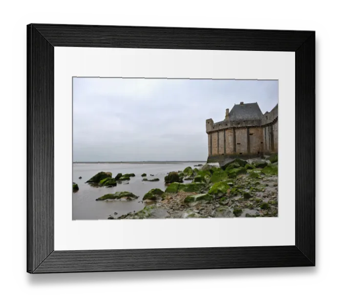 Framed Print : Small Chapel of Mont Saint-Michel of Normany region in France Framed Print : Small Chapel of Mont Saint-Michel of Normany region in France