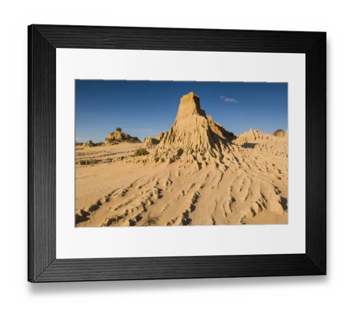 Framed Print : Walls of China, a series of lunettes, Mungo National Park, Willandra Lakes Region, New South Wales, Australia Framed Print : Walls of China, a series of lunettes, Mungo National Park, Willandra Lakes Region, New South Wales, Australia