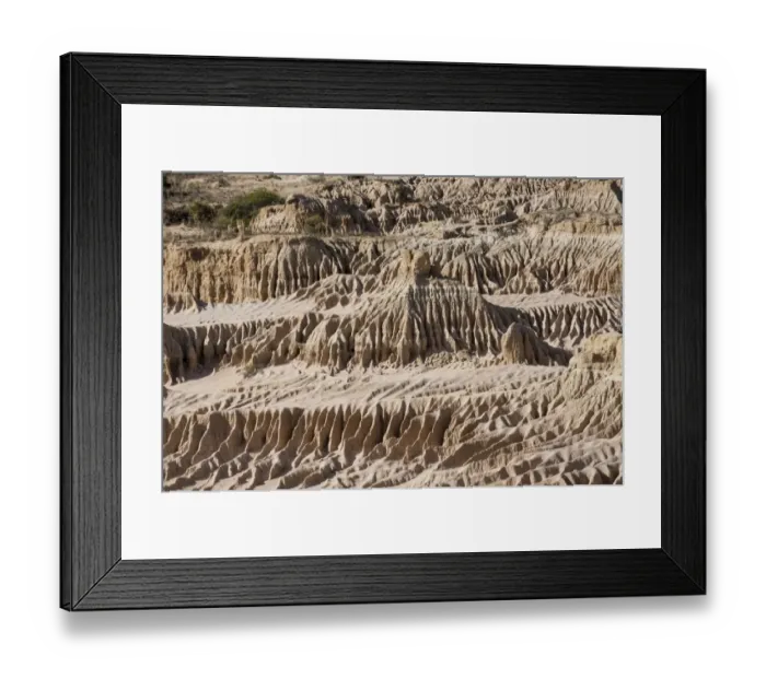 Framed Print : Walls of China, a series of lunettes, Mungo National Park, Willandra Lakes Region, New South Wales, Australia Framed Print : Walls of China, a series of lunettes, Mungo National Park, Willandra Lakes Region, New South Wales, Australia