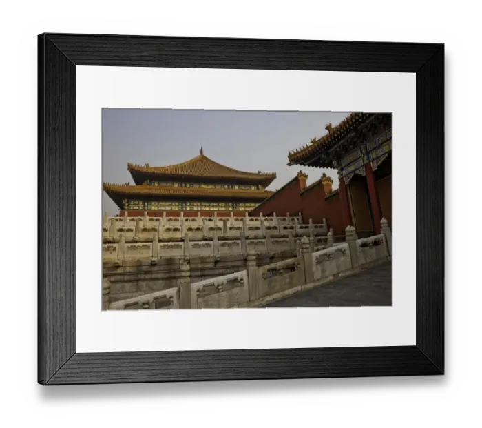 Framed Print : The Forbidden City In Beijing, China Framed Print : The Forbidden City In Beijing, China