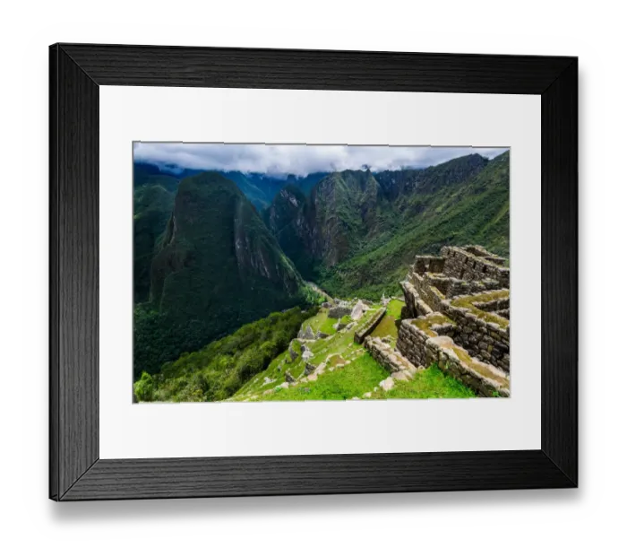 Framed Print : Machu Picchu Terraces, Cusco, Peru