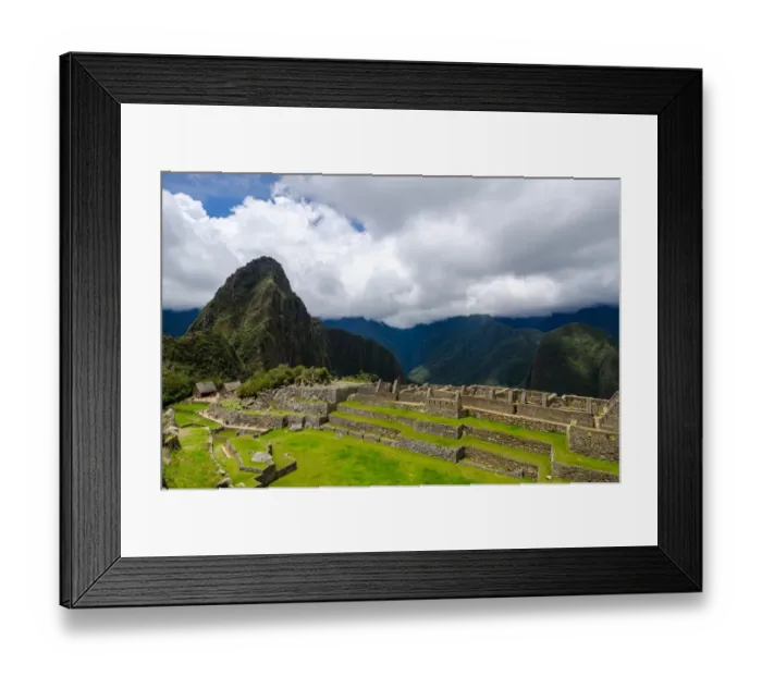 Framed Print : Machu Picchu Site, Cusco, Peru Framed Print : Machu Picchu Site, Cusco, Peru