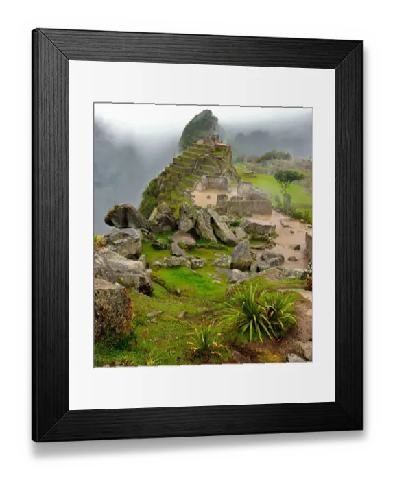 Framed Print : Machu Picchu in Peru Framed Print : Machu Picchu in Peru