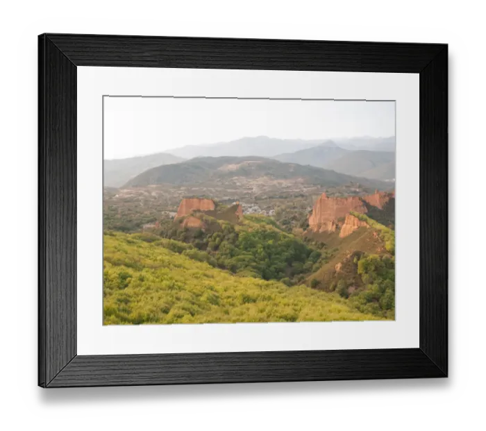 Framed Print : World Heritage Cultural Landscape of Las Medulas Framed Print : World Heritage Cultural Landscape of Las Medulas