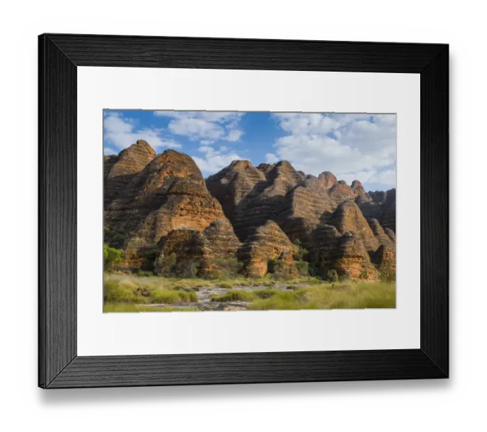 Framed Print : Bungle Bungles, beehive-shaped sandstone towers, Purnululu National Park, UNESCO World Heritage Site, Eastern Kimberleys, Western Australia Framed Print : Bungle Bungles, beehive-shaped sandstone towers, Purnululu National Park, UNESCO World Heritage Site, Eastern Kimberleys, Western Australia