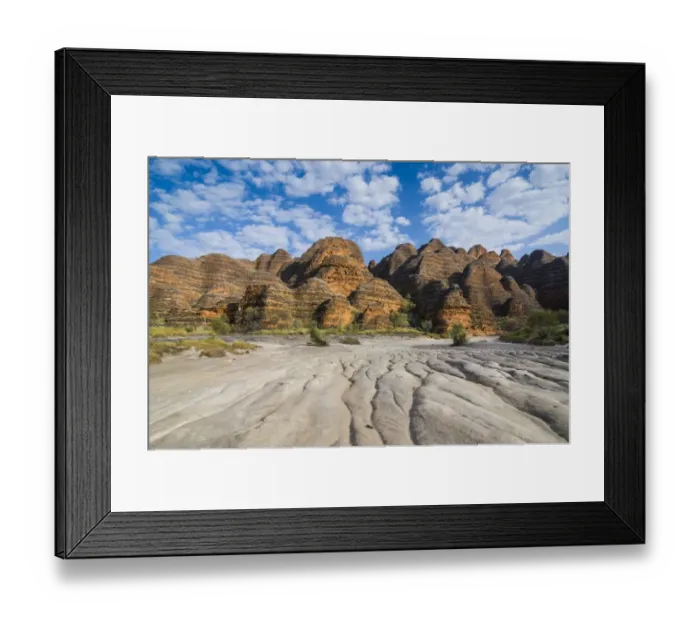 Framed Print : Bungle Bungles, beehive-shaped sandstone towers, Purnululu National Park, UNESCO World Heritage Site, Eastern Kimberleys, Western Australia Framed Print : Bungle Bungles, beehive-shaped sandstone towers, Purnululu National Park, UNESCO World Heritage Site, Eastern Kimberleys, Western Australia