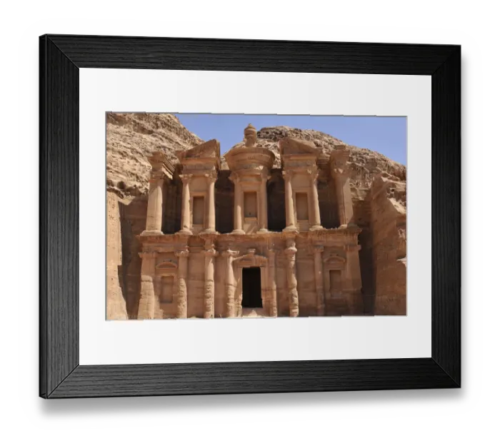 Framed Print : Petra Monastery Framed Print : Petra Monastery