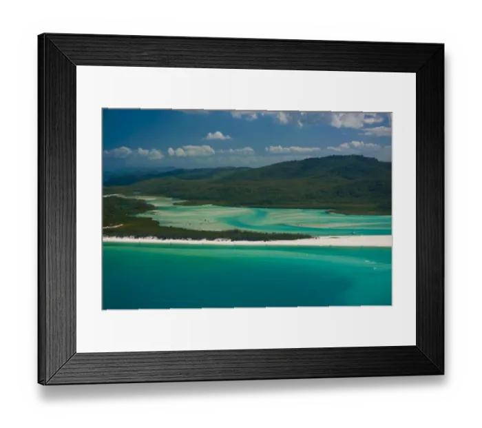 Framed Print : Aerial view of Whitehaven in the Whitsunday Islands, Queensland, Australia Framed Print : Aerial view of Whitehaven in the Whitsunday Islands, Queensland, Australia
