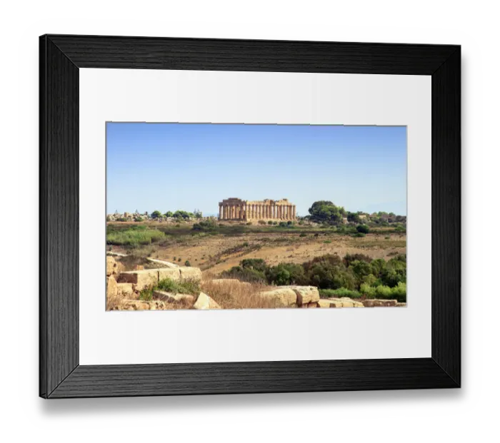 Framed Print : Selinunte Temple in Sicily