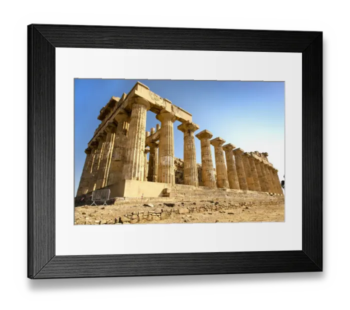 Framed Print : Selinunte Temple, Sicily Framed Print : Selinunte Temple, Sicily