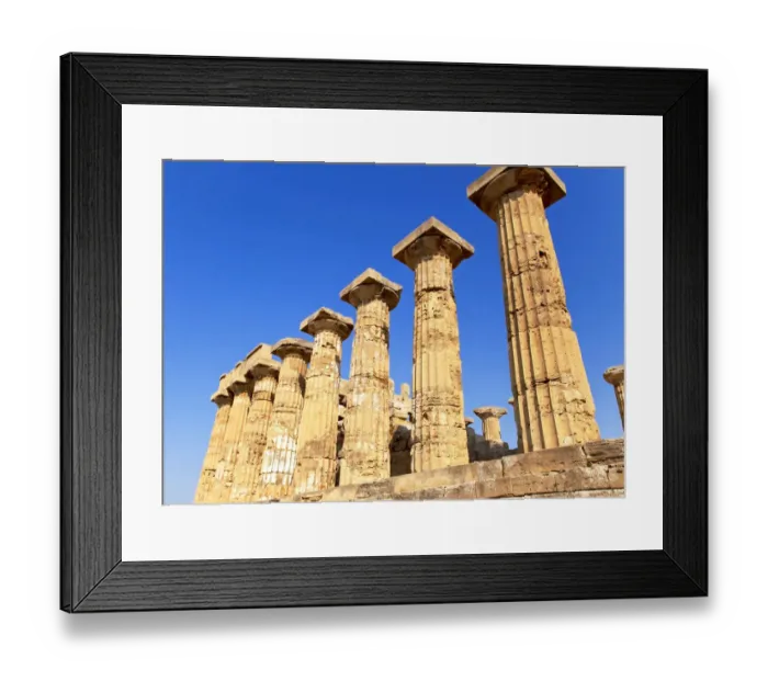 Framed Print : Selinunte, Hera temple, Sicily Framed Print : Selinunte, Hera temple, Sicily