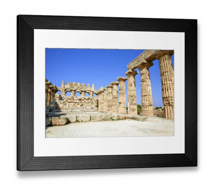 Framed Print : Hera temple in Selinunte Framed Print : Hera temple in Selinunte