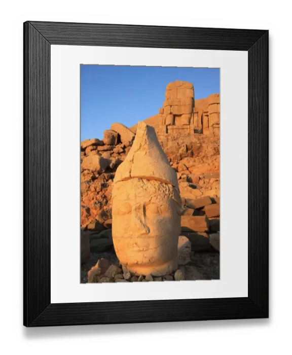 Framed Print : Mysterious statue head Framed Print : Mysterious statue head