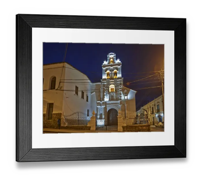 Framed Print : Iglesia Santa Monica Framed Print : Iglesia Santa Monica