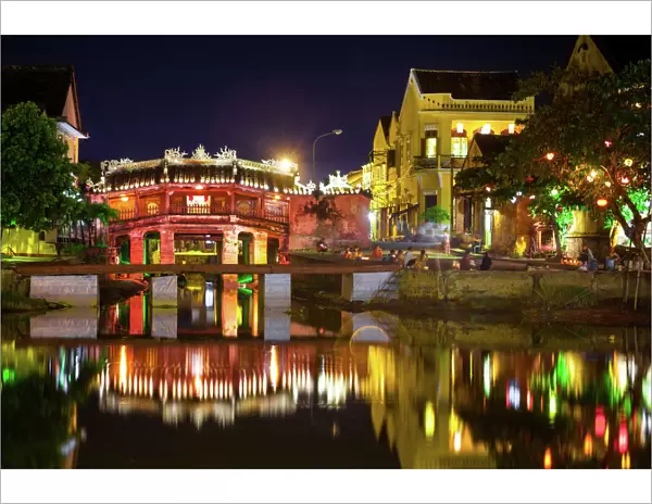 View to Japanese Covered Bridge, Hoi An, Vietnam