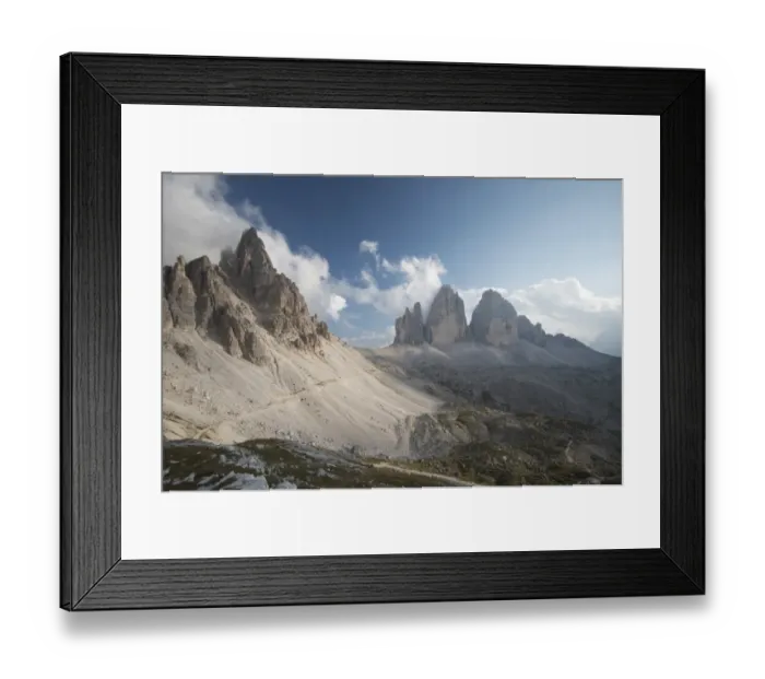 Framed Print : Peaks of Lavaredo Framed Print : Peaks of Lavaredo