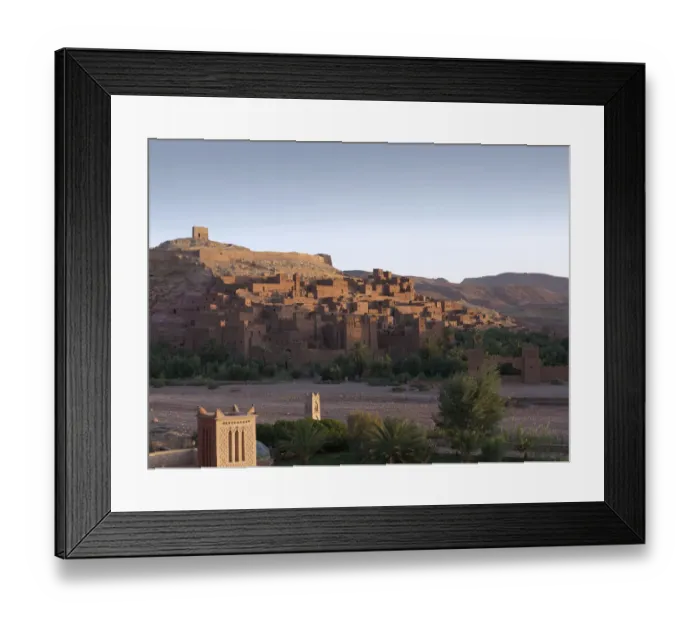 Framed Print : Kasbah Ait Benhaddou at sunrise, UNESCO World Heritage Site, Ait Benhaddou, Morocco, North Africa, Africa Framed Print : Kasbah Ait Benhaddou at sunrise, UNESCO World Heritage Site, Ait Benhaddou, Morocco, North Africa, Africa