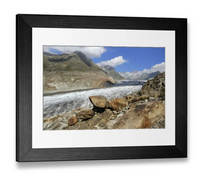 Framed Print : Large Aletsch Glacier, UNESCO World Natural Heritage Site, Jungfrau-Aletsch-Bietschhorn region, Goms, Valais, Switzerland, Europe Framed Print : Large Aletsch Glacier, UNESCO World Natural Heritage Site, Jungfrau-Aletsch-Bietschhorn region, Goms, Valais, Switzerland, Europe