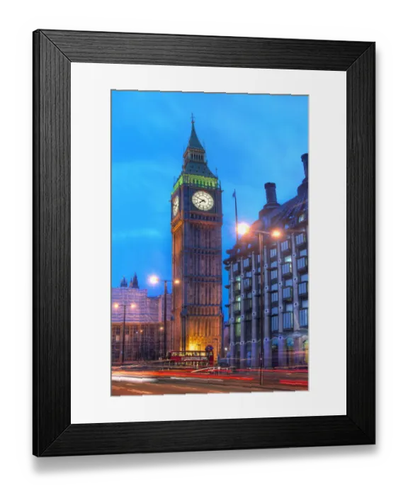 Framed Print : Big Ben in the evening Framed Print : Big Ben in the evening