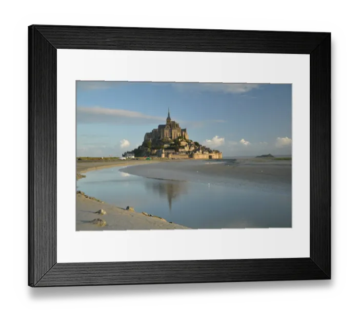 Framed Print : Mont-St-Michel Framed Print : Mont-St-Michel