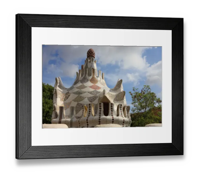 Framed Print : Gaudis Park Guell, Barcelona, Spain Framed Print : Gaudis Park Guell, Barcelona, Spain