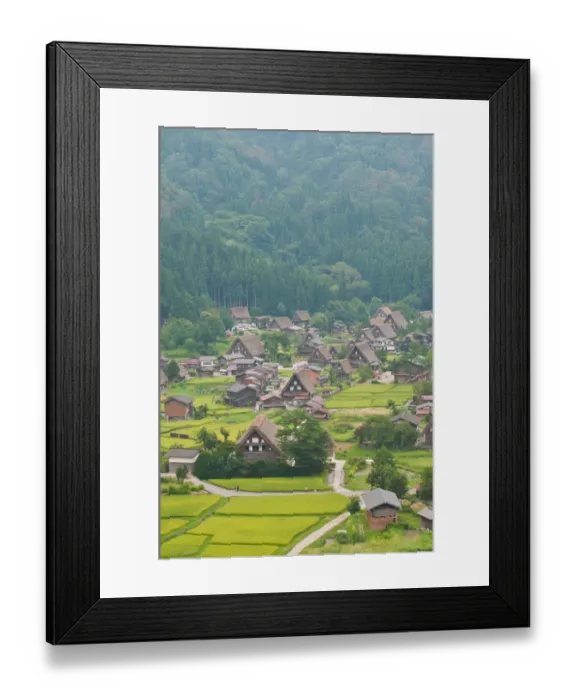 Framed Print : Shirakawa-go Framed Print : Shirakawa-go